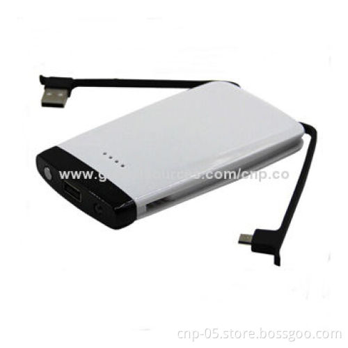 Safety Protection High-quality A Grade 6,000mAh Power Banks for iPhone/Samsung/Sony/LG with 5V/2.1ANew